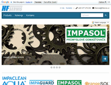 Tablet Screenshot of hfservis.cz